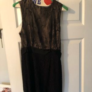 Black lace dress